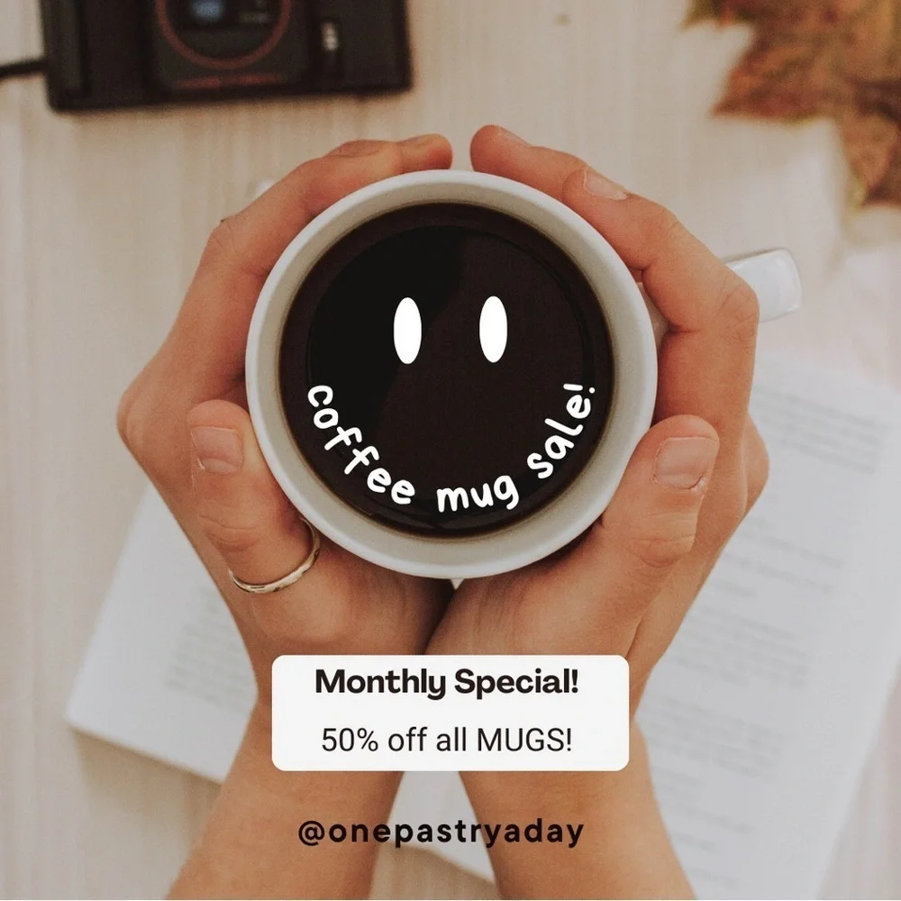☕️ SEPTEMBER SPECIAL! Get 50% Off ALL Mugs!! ☕️😋